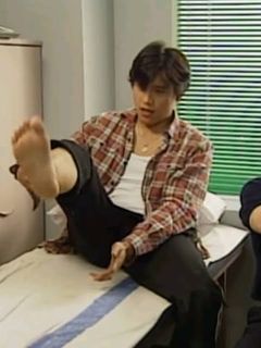 Adam Driver's feet
